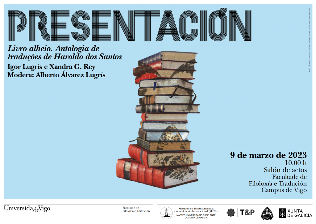 Presentación da publicación «Livro alheio. Antologia de traduções de Haroldo dos Santos»