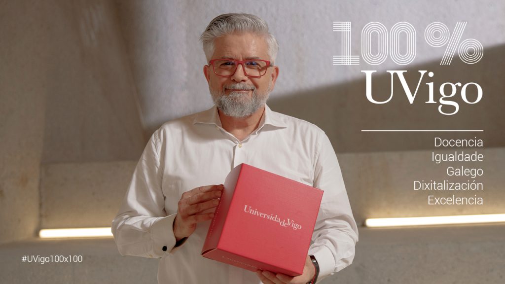 A nova campaña de comunicación é 100% UVigo