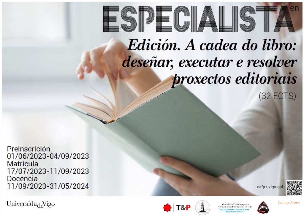 Nuevo Título Propio del MTCI: Especialista en Edición