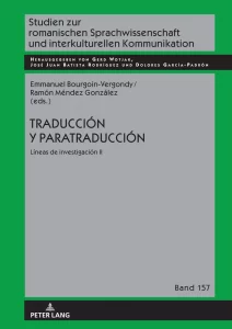Traducción & Paratraducción. Líneas de investigación II