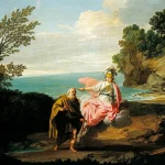 _Atenea transformando a ODISEO en mendigo_ Giuseppe Bottani (1775)